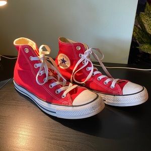 Red High- Top Converse